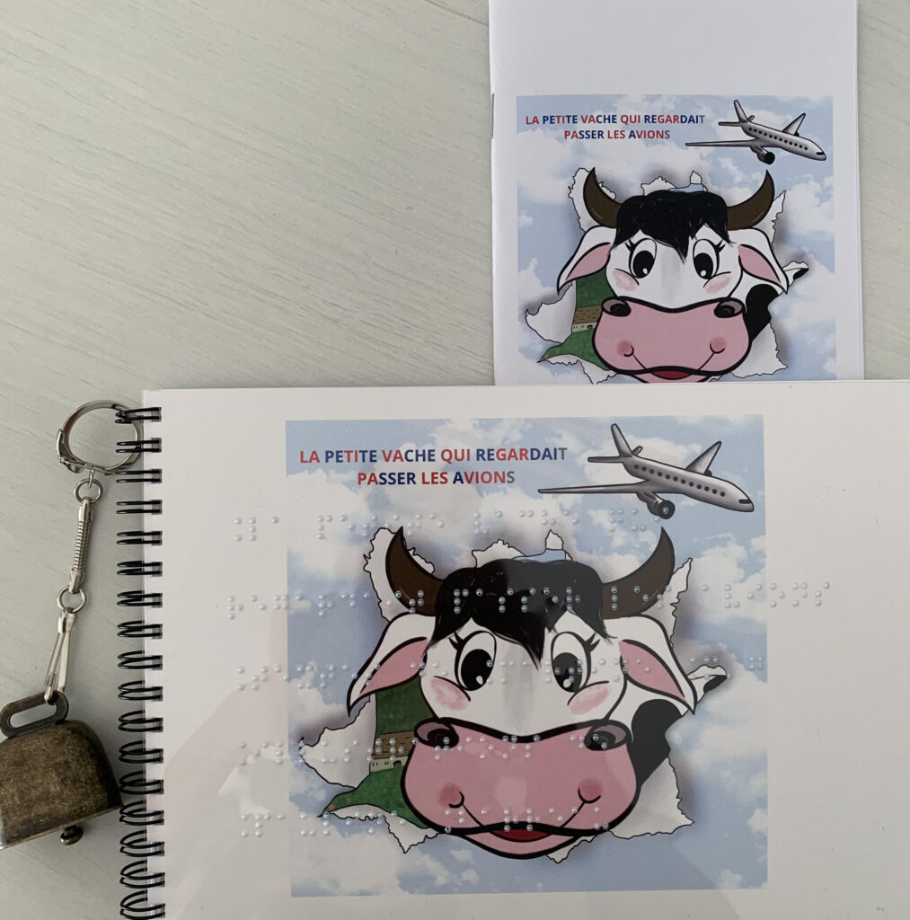 La petite vache qui regardait passer les avions - Version Braille
